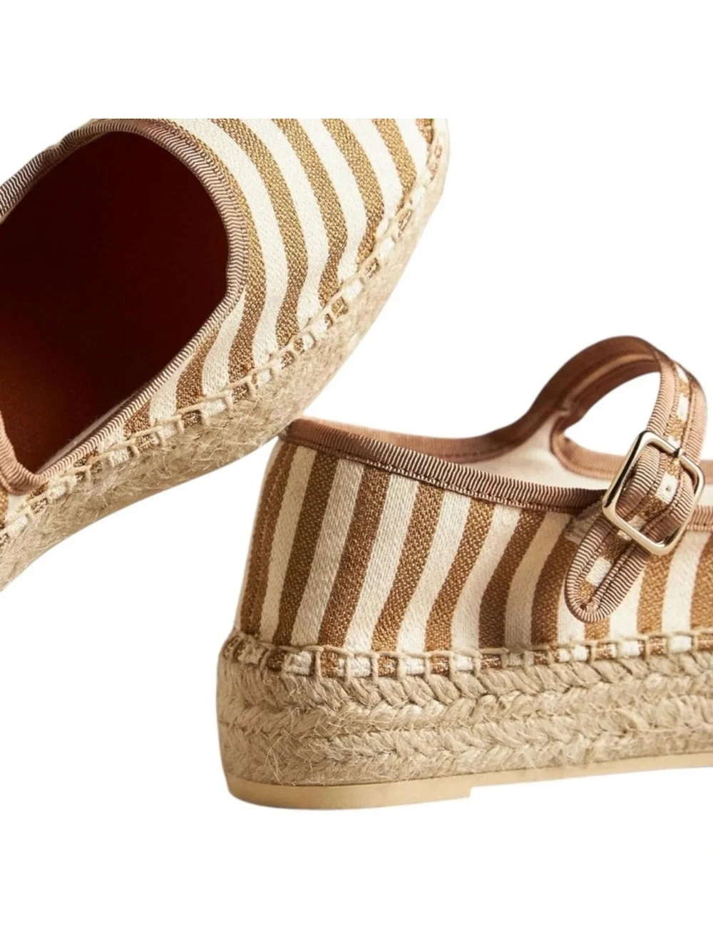 Maeve Mary Jane Espadrille Flats NWOT